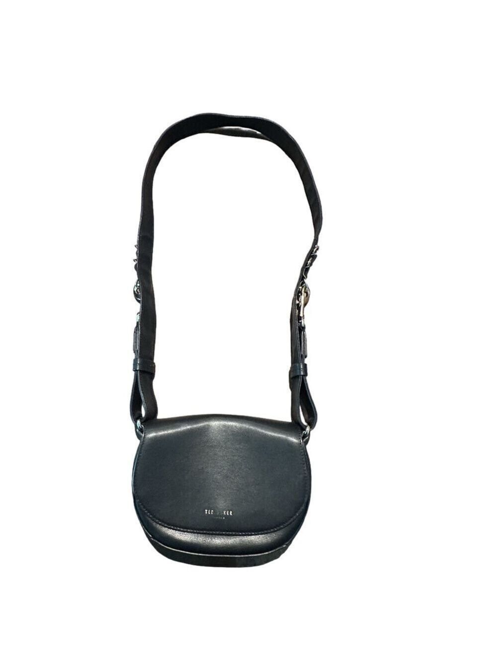 Ted Baker Women's Equenia Equestrian Mini Cross Body Bag Black Leather - Picture 2 of 16